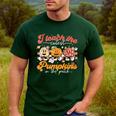 Teacher I Teach The Cutest Pumpkins In The Patch Fall Autumn Men's Casual T-Shirt Forest