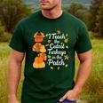 Teacher Thanksgiving I Teach The Cutest Turkeys In The Patch Men's Casual T-Shirt Forest Teacher Thanksgiving I Teach The Cutest Turkeys In The Patch Men's Casual T-Shirt Forest