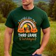 Teacher Thanksgiving Thankful For My Third Grade Turkeys Men's Casual T-Shirt Forest Teacher Thanksgiving Thankful For My Third Grade Turkeys Men's Casual T-Shirt Forest