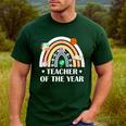 Teacher Of The Year Best Teacher Ever Men Women Men's Casual T-Shirt Forest