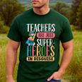 Teachers Are Just Superheroes In Disguise Back To School Men's Casual T-Shirt Forest Teachers Are Just Superheroes In Disguise Back To School Men's Casual T-Shirt Forest