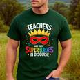 Teachers Are Just Superheroes In Disguise Fun Back To School Men's Casual T-Shirt Forest Teachers Are Just Superheroes In Disguise Fun Back To School Men's Casual T-Shirt Forest