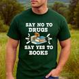 Teachers Red Ribbon Week Say No To Drugs Say Yes To Books Men's Casual T-Shirt Forest Teachers Red Ribbon Week Say No To Drugs Say Yes To Books Men's Casual T-Shirt Forest