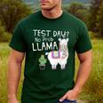 Teachers Testing Day Test Day No Prob Llama Teacher Men's Casual T-Shirt Forest Teachers Testing Day Test Day No Prob Llama Teacher Men's Casual T-Shirt Forest