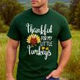 Teachers Thanksgiving Thankful For My Little Turkeys Men's Casual T-Shirt Forest Teachers Thanksgiving Thankful For My Little Turkeys Men's Casual T-Shirt Forest