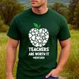 Teachers Are Worth It Red For Ed Men's Casual T-Shirt Forest Teachers Are Worth It Red For Ed Men's Casual T-Shirt Forest