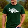 Teachersaurus Like A Normal Teacher Awesome Dinosaur Teacher Men Women Girls Kids Men's Casual T-Shirt Forest