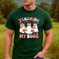 Teaching My Boos Cute Spooky Ghost Teacher Halloween Women Men's Casual T-Shirt Forest Teaching My Boos Cute Spooky Ghost Teacher Halloween Women Men's Casual T-Shirt Forest