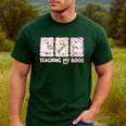 Teaching Is My Boos Teacher Ghost Halloween Women Girls Men's Casual T-Shirt Forest Teaching Is My Boos Teacher Ghost Halloween Women Girls Men's Casual T-Shirt Forest