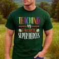 Teaching My Favorite Superheros Men Women SPED Teacher Men's Casual T-Shirt Forest Teaching My Favorite Superheros Men Women SPED Teacher Men's Casual T-Shirt Forest