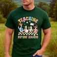 Teaching Future Leaders Teacher Back To School Cute Goose Men's Casual T-Shirt Forest Teaching Future Leaders Teacher Back To School Cute Goose Men's Casual T-Shirt Forest