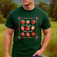 Teaching Is My Jam Strawberry Kinder Team Teacher Men's Casual T-Shirt Forest Teaching Is My Jam Strawberry Kinder Team Teacher Men's Casual T-Shirt Forest