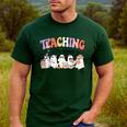 Teaching My Little Boos Teacher Ghost Teacher Halloween For Men Women Kids Men's Casual T-Shirt Forest