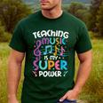 Teaching Music Is My Superpower Music Teacher For Men Women Kids Men's Casual T-Shirt Forest Teaching Music Is My Superpower Music Teacher For Men Women Kids Men's Casual T-Shirt Forest