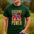 Teaching Is My Super Power Superhero Teacher Men's Casual T-Shirt Forest Teaching Is My Super Power Superhero Teacher Men's Casual T-Shirt Forest