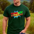 Teaching Is My Superpower Comic Back To School Teacher Men's Casual T-Shirt Forest Teaching Is My Superpower Comic Back To School Teacher Men's Casual T-Shirt Forest
