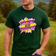 Teaching Is My Superpower Retro Comic Super Teacher Men's Casual T-Shirt Forest Teaching Is My Superpower Retro Comic Super Teacher Men's Casual T-Shirt Forest