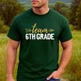 Team 6th Grade Hello Sixth Grade Crew Squad Teacher Kids Men's Casual T-Shirt Forest Team 6th Grade Hello Sixth Grade Crew Squad Teacher Kids Men's Casual T-Shirt Forest
