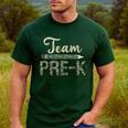 Team Pre-K Camo Pre-K Teacher Camouflage Men's Casual T-Shirt Forest Team Pre-K Camo Pre-K Teacher Camouflage Men's Casual T-Shirt Forest