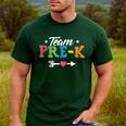 Team Pre-K Shirt PreSchool Teacher Student Back To School Men's Casual T-Shirt Forest