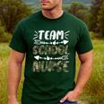 Team School Nurse Camo Teacher Student Back To School For Men Women Men's Casual T-Shirt Forest