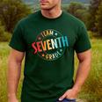 Team Seventh Grade Teacher Student Back To School 7th Grade Men's Casual T-Shirt Forest