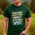 Team Sped Sped Teacher Special Education Teacher Team Men's Casual T-Shirt Forest
