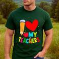 Teens Graduation I Heart My Teachers I Love My Teachers Men's Casual T-Shirt Forest Teens Graduation I Heart My Teachers I Love My Teachers Men's Casual T-Shirt Forest