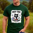 Test Day Stressed Cat Teacher Student Kids Testing Day Men's Casual T-Shirt Forest Test Day Stressed Cat Teacher Student Kids Testing Day Men's Casual T-Shirt Forest