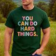 Test Day Teacher You Can Do Hard Things Women Kids Men's Casual T-Shirt Forest Test Day Teacher You Can Do Hard Things Women Kids Men's Casual T-Shirt Forest