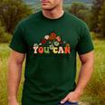 Test Day Teacher Shirt You Can Do Hard Things Women Kids Men's Casual T-Shirt Forest