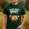 Test Day Teacher Shirt Motivational Testing Day Taco Testing Men's Casual T-Shirt Forest