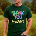 Thank You Teacher Appreciation Graduation Men Women Girls Kids Men's Casual T-Shirt Forest Thank You Teacher Appreciation Graduation Men Women Girls Kids Men's Casual T-Shirt Forest