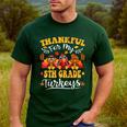Thankful For My 5th Grade Turkeys Thanksgiving Teacher Fall Men's Casual T-Shirt Forest Thankful For My 5th Grade Turkeys Thanksgiving Teacher Fall Men's Casual T-Shirt Forest