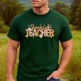 Thankful Teacher Autumn Fall Teacher Thanksgiving Youth Men's Casual T-Shirt Forest Thankful Teacher Autumn Fall Teacher Thanksgiving Youth Men's Casual T-Shirt Forest