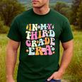 In My Third Grade Era 3rd Grade Era Teacher Back To School Men's Casual T-Shirt Forest In My Third Grade Era 3rd Grade Era Teacher Back To School Men's Casual T-Shirt Forest