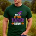 Tired Teacher Costume For Halloween Teachers Men's Casual T-Shirt Forest