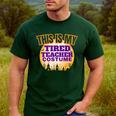 This Is My Tired Teacher Costume Halloween Teachers Men's Casual T-Shirt Forest This Is My Tired Teacher Costume Halloween Teachers Men's Casual T-Shirt Forest