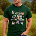 The Tired Teachers Department Retro Groovy Back To School Men's Casual T-Shirt Forest The Tired Teachers Department Retro Groovy Back To School Men's Casual T-Shirt Forest