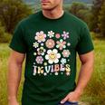 TK Vibes Back To School TK Girl Kid TK Team TK Teacher Women Men's Casual T-Shirt Forest TK Vibes Back To School TK Girl Kid TK Team TK Teacher Women Men's Casual T-Shirt Forest