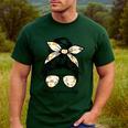 History Teacher Messy Bun Life Hair Glasses Men's Casual T-Shirt Forest History Teacher Messy Bun Life Hair Glasses Men's Casual T-Shirt Forest