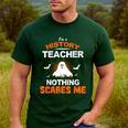 History Teacher School Shirt Halloween Educator Men Women Kids Men's Casual T-Shirt Forest History Teacher School Shirt Halloween Educator Men Women Kids Men's Casual T-Shirt Forest