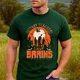 History Teachers Love Brains Halloween Teacher For Men Women Men's Casual T-Shirt Forest History Teachers Love Brains Halloween Teacher For Men Women Men's Casual T-Shirt Forest