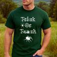 Trick Or Teach Halloween Teacher Shirt Teaching Spider Tee For Men Women Kids Men's Casual T-Shirt Forest