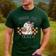 Trick Or Teach Teacher Men's Casual T-Shirt Forest Trick Or Teach Teacher Men's Casual T-Shirt Forest