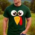 Turkey Face Halloween Costume Thanksgiving Teacher Nurse Men's Casual T-Shirt Forest Turkey Face Halloween Costume Thanksgiving Teacher Nurse Men's Casual T-Shirt Forest