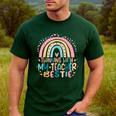 Twinning With My Teacher Bestie Rainbow Matching Teachers Men's Casual T-Shirt Forest Twinning With My Teacher Bestie Rainbow Matching Teachers Men's Casual T-Shirt Forest