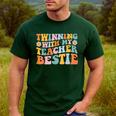 Twinning With My Teacher Bestie Twin Day Matching For Men Women Kids Men's Casual T-Shirt Forest