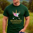 Unicorn Teacher Shirt For Women School Teacher Men's Casual T-Shirt Forest Unicorn Teacher Shirt For Women School Teacher Men's Casual T-Shirt Forest
