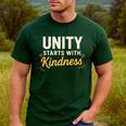 Unity Kindness Shirt Women Teachers Kids Unity Day Orange Men's Casual T-Shirt Forest